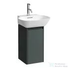 Laufen Base 27,7x29,6x52 cm-es 1 ajtós alsószekrény fekete fogantyúval,H815301 mosdóhoz,balos,Traffic Grey H4030131102661