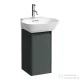 Laufen Base 27,7x29,6x52 cm-es 1 ajtós alsószekrény fekete fogantyúval,H815301 mosdóhoz,balos,Traffic Grey H4030131102661