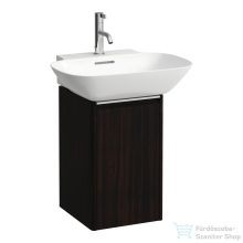   Laufen Base 31,7x33,9x51,5 cm-es 1 ajtós alsószekrény eloxált alumínium fogantyúval,H815302 mosdóhoz,balos,sötétbarna szil H4030211102631