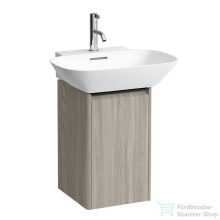   Laufen Base 31,7x33,9x51,5 cm-es 1 ajtós alsószekrény fekete fogantyúval,H815302 mosdóhoz,balos,világos szil H4030231102621