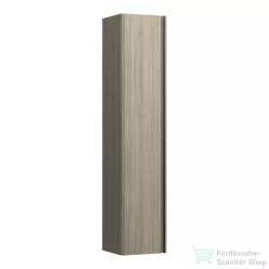   Laufen Base 165x35x33,5 cm-es 1 ajtós szekrény fekete fogantyúval,balos,Világos szil H4030331102621