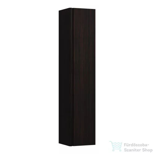 Laufen Base 165x35x33,5 cm-es 1 ajtós szekrény fekete fogantyúval,jobbos,Sötétbarna szil H4030341102631