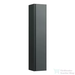   Laufen Base 165x35x33,5 cm-es 1 ajtós szekrény fekete fogantyúval,jobbos,Traffic Grey H4030341102661