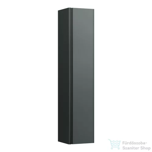 Laufen Base 165x35x33,5 cm-es 1 ajtós szekrény fekete fogantyúval,jobbos,Traffic Grey H4030341102661