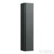 Laufen Base 165x35x33,5 cm-es 1 ajtós szekrény fekete fogantyúval,jobbos,Traffic Grey H4030341102661