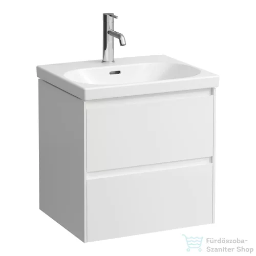 Laufen Lani 53,5 cm-es 2 fiókos alsószekrény H810082 mosdóhoz,matt fehér H4035221122601