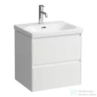 Laufen Lani 53,5 cm-es 2 fiókos alsószekrény H810082 mosdóhoz,fényes fehér H4035221122611