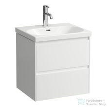   Laufen Lani 53,5 cm-es 2 fiókos alsószekrény H810082 mosdóhoz,fényes fehér H4035221122611