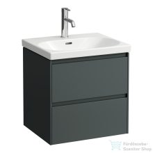   Laufen Lani 53,5 cm-es 2 fiókos alsószekrény H810082 mosdóhoz,traffic grey H4035221122661