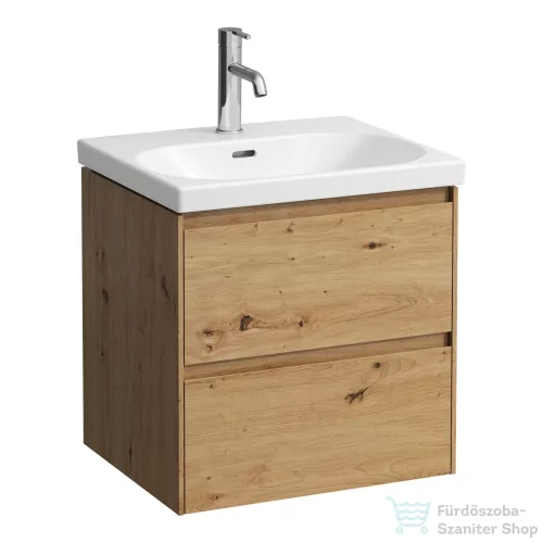 Laufen Lani 53,5 cm-es 2 fiókos alsószekrény H810082 mosdóhoz,vad tölgy H4035221122671