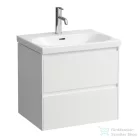 Laufen Lani 58,5 cm-es 2 fiókos alsószekrény H810083 mosdóhoz,matt fehér H4035321122601