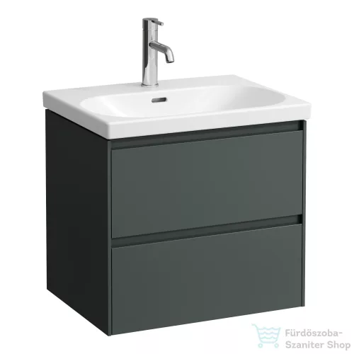 Laufen Lani 58,5 cm-es 2 fiókos alsószekrény H810083 mosdóhoz,Traffic Grey H4035321122661