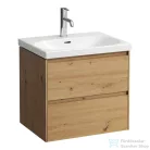 Laufen Lani 58,5 cm-es 2 fiókos alsószekrény H810083 mosdóhoz,Vad tölgy H4035321122671