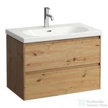  Laufen Lani 78,5 cm-es 2 fiókos alsószekrény H810087 mosdóhoz,Vad tölgy H4035521122671
