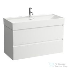   Laufen Lani 98,5 cm-es 2 fiókos alsószekrény H810089 mosdóhoz,matt fehér H4035621122601
