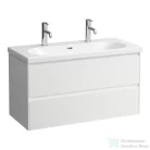 Laufen Lani 98,5 cm-es 2 fiókos alsószekrény H810089 mosdóhoz,matt fehér H4035621122601
