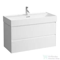   Laufen Lani 98,5 cm-es 2 fiókos alsószekrény H810089 mosdóhoz,fényes fehér H4035621122611
