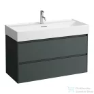 Laufen Lani 98,5 cm-es 2 fiókos alsószekrény H810089 mosdóhoz,Traffic Grey H4035621122661