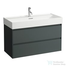   Laufen Lani 98,5 cm-es 2 fiókos alsószekrény H810089 mosdóhoz,Traffic Grey H4035621122661