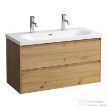   Laufen Lani 98,5 cm-es 2 fiókos alsószekrény H810089 mosdóhoz,Vad tölgy H4035621122671