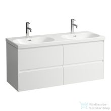   Laufen Lani 118 cm-es 4 fiókos alsószekrény H814081 mosdóhoz,fényes fehér H4035741122611