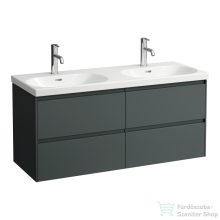  Laufen Lani 118 cm-es 4 fiókos alsószekrény H814081 mosdóhoz,Traffic Grey H4035741122661