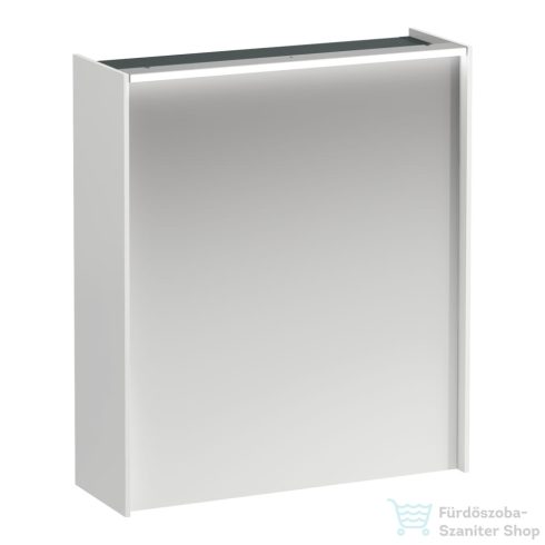 Laufen LANI tükrös szekrény, 60 cm, 1 ajtóval, ajtózsanér bal oldalon, matt fehér H4037311122601