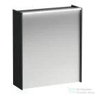 Laufen LANI tükrös szekrény, 60 cm, 1 ajtóval, ajtózsanér bal oldalon, Traffic Grey H4037311122661