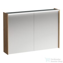   Laufen LANI tükrös szekrény, 100 cm, 2 ajtóval, LED-világítással, Vad tölgy H4037921122671