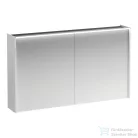Laufen LANI tükrös szekrény, 120 cm, 2 ajtóval, LED-világítással, matt fehér H4038221122601