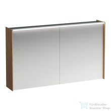  Laufen LANI tükrös szekrény, 120 cm, 2 ajtóval, LED-világítással, Vad tölgy H4038221122671