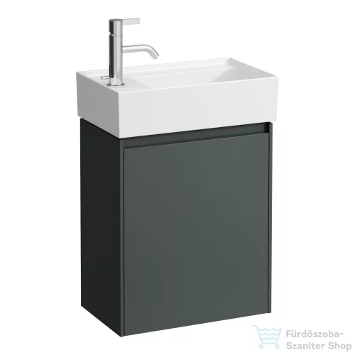 Laufen Lani 43,5 cm-es 1 ajtós alsószekrény H815335 mosdóhoz ajtózsanér bal oldalon, Traffic Grey H4039011122661