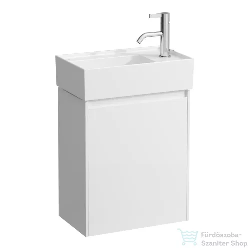 Laufen Lani 43,5 cm-es 1 ajtós alsószekrény H815334 mosdóhoz ajtózsanér jobb oldalon, fényes fehér H4039021122611