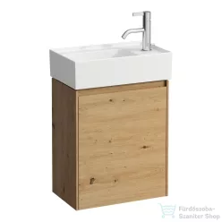   Laufen Lani 43,5 cm-es 1 ajtós alsószekrény H815334 mosdóhoz ajtózsanér jobb oldalon, Vad tölgy H4039021122671