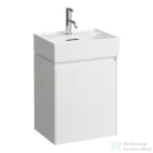 Laufen Lani 43,5 cm-es 1 ajtós alsószekrény H815330 mosdóhoz ajtózsanér bal oldalon, matt fehér H4039111122601