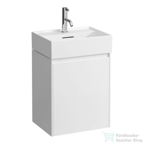 Laufen Lani 43,5 cm-es 1 ajtós alsószekrény H815330 mosdóhoz ajtózsanér bal oldalon, matt fehér H4039111122601