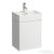 Laufen Lani 43,5 cm-es 1 ajtós alsószekrény H815330 mosdóhoz ajtózsanér bal oldalon, matt fehér H4039111122601