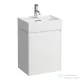 Laufen Lani 43,5 cm-es 1 ajtós alsószekrény H815330 mosdóhoz ajtózsanér bal oldalon, fényes fehér H4039111122611