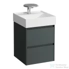 Laufen Lani 45 alsószekrény, 2 fiókkal, H815331 mosdóhoz, Traffic Grey H4039221122661