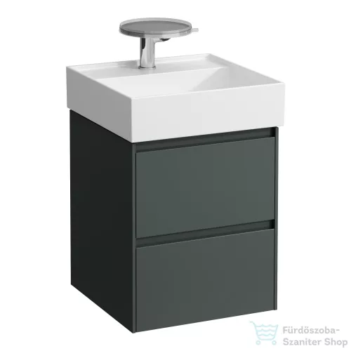 Laufen Lani 45 alsószekrény, 2 fiókkal, H815331 mosdóhoz, Traffic Grey H4039221122661
