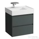 Laufen Lani 60 alsószekrény, 2 fiókkal, H810334 mosdóhoz, Traffic Grey H4039321122661