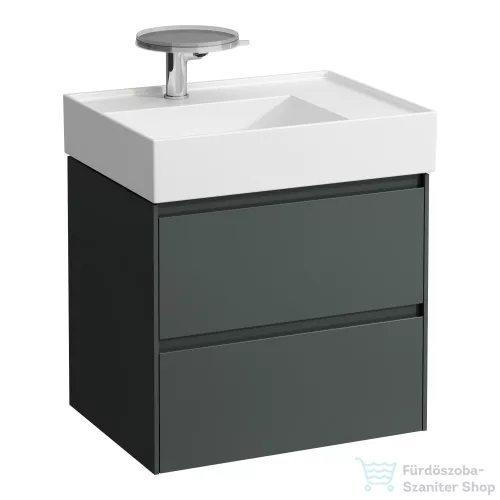 Laufen Lani 60 alsószekrény, 2 fiókkal, H810334 mosdóhoz, Traffic Grey H4039321122661