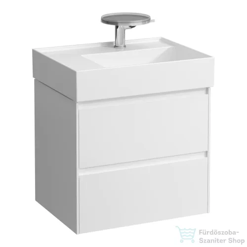 Laufen Lani 60 alsószekrény, 2 fiókkal, H810335 mosdóhoz, fényes fehér H4039421122611