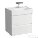 Laufen Lani 60 alsószekrény, 2 fiókkal, H810335 mosdóhoz, fényes fehér H4039421122611