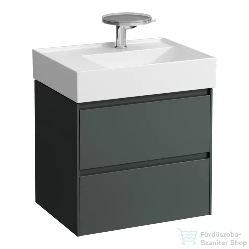 Laufen Lani 60 alsószekrény, 2 fiókkal, H810335 mosdóhoz, Traffic Grey H4039421122661