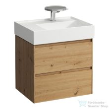   Laufen Lani 60 alsószekrény, 2 fiókkal, H810335 mosdóhoz, Vad tölgy H4039421122671