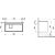 Laufen Lani 90 alsószekrény, 2 fiókkal, H810338 mosdóhoz, fényes fehér H4039521122611