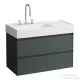 Laufen Lani 90 alsószekrény, 2 fiókkal, H810338 mosdóhoz, Traffic Grey H4039521122661