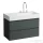 Laufen Lani 90 alsószekrény, 2 fiókkal, H810339 mosdóhoz, Traffic Grey H4039621122661