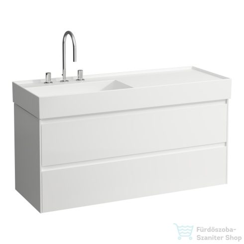 Laufen Lani 120 alsószekrény, 2 fiókkal, H813332 mosdóhoz, matt fehér H4039721122601